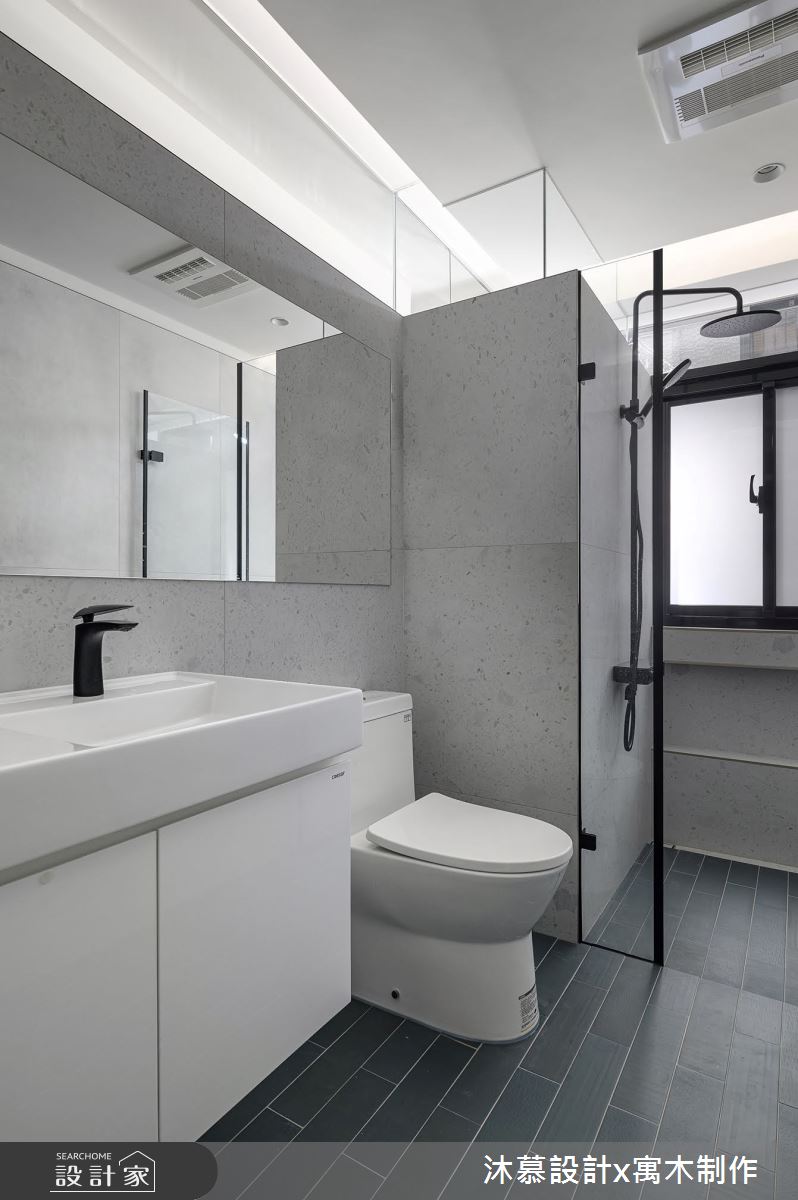 老屋(41~50年)＿現代風浴室案例圖片＿沐慕室內設計＿沐慕_隙之間 l The Gap之42