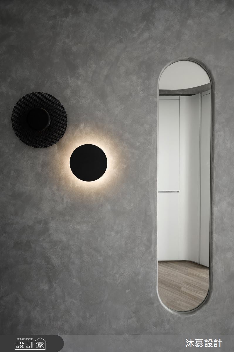 18坪新成屋(5年以下)＿現代風玄關案例圖片＿沐慕室內設計＿沐慕_斜率。延伸 l Slope. Extension之4