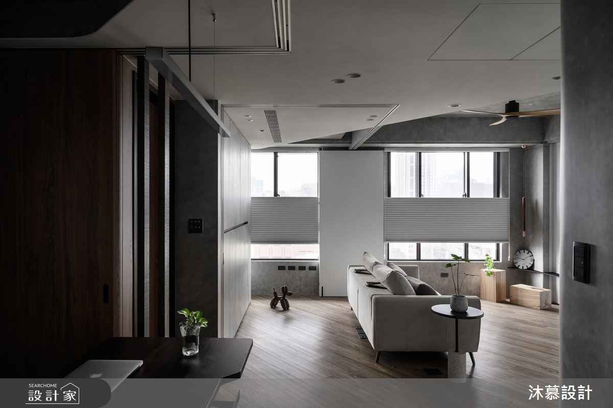 18坪新成屋(5年以下)＿現代風客廳書房案例圖片＿沐慕室內設計＿沐慕_斜率。延伸 l Slope. Extension之21