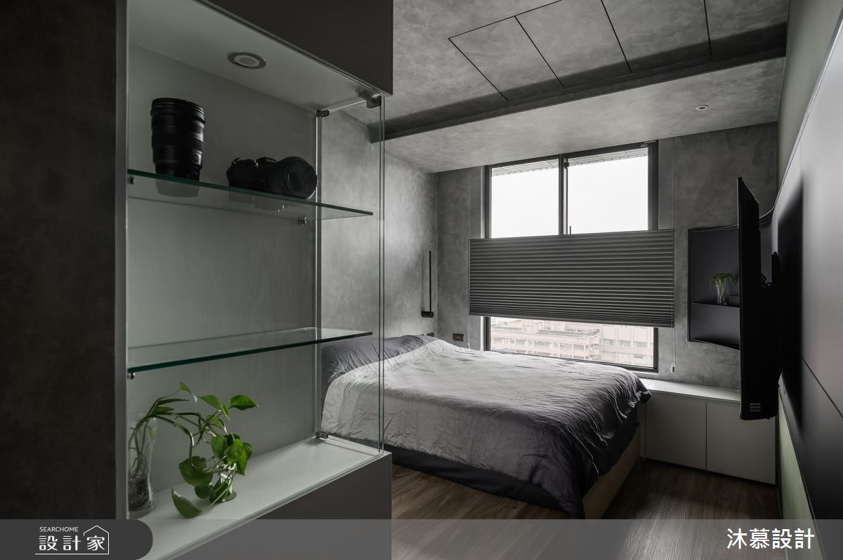 18坪新成屋(5年以下)＿現代風臥室案例圖片＿沐慕室內設計＿沐慕_斜率。延伸 l Slope. Extension之28
