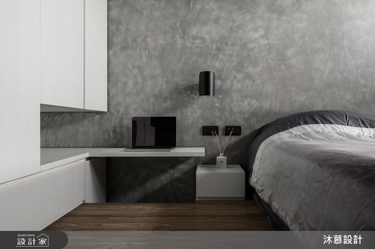 18坪新成屋(5年以下)＿現代風臥室案例圖片＿沐慕室內設計＿沐慕_斜率。延伸 l Slope. Extension之29