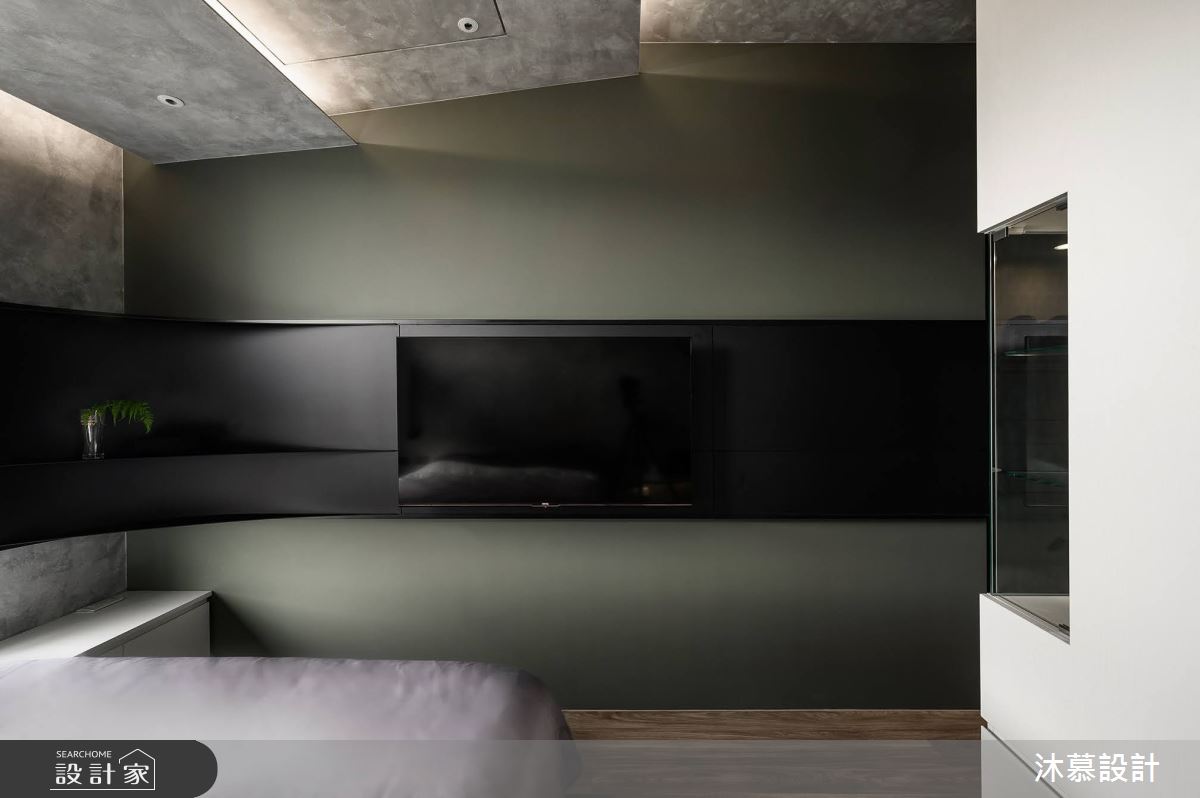 18坪新成屋(5年以下)＿現代風臥室案例圖片＿沐慕室內設計＿沐慕_斜率。延伸 l Slope. Extension之31