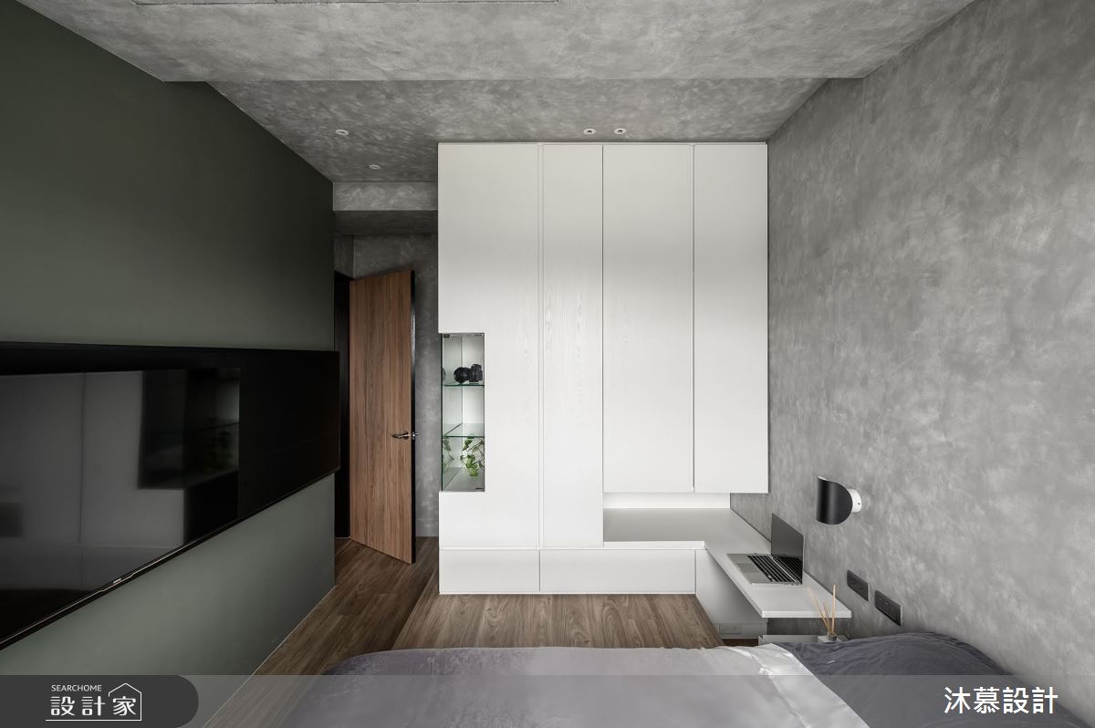 18坪新成屋(5年以下)＿現代風臥室案例圖片＿沐慕室內設計＿沐慕_斜率。延伸 l Slope. Extension之33