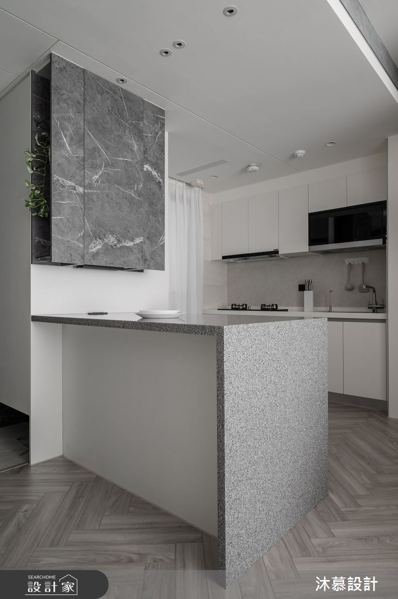17坪新成屋(5年以下)＿現代風餐廳廚房中島案例圖片＿沐慕室內設計＿沐慕_伴 l Transparent box之18
