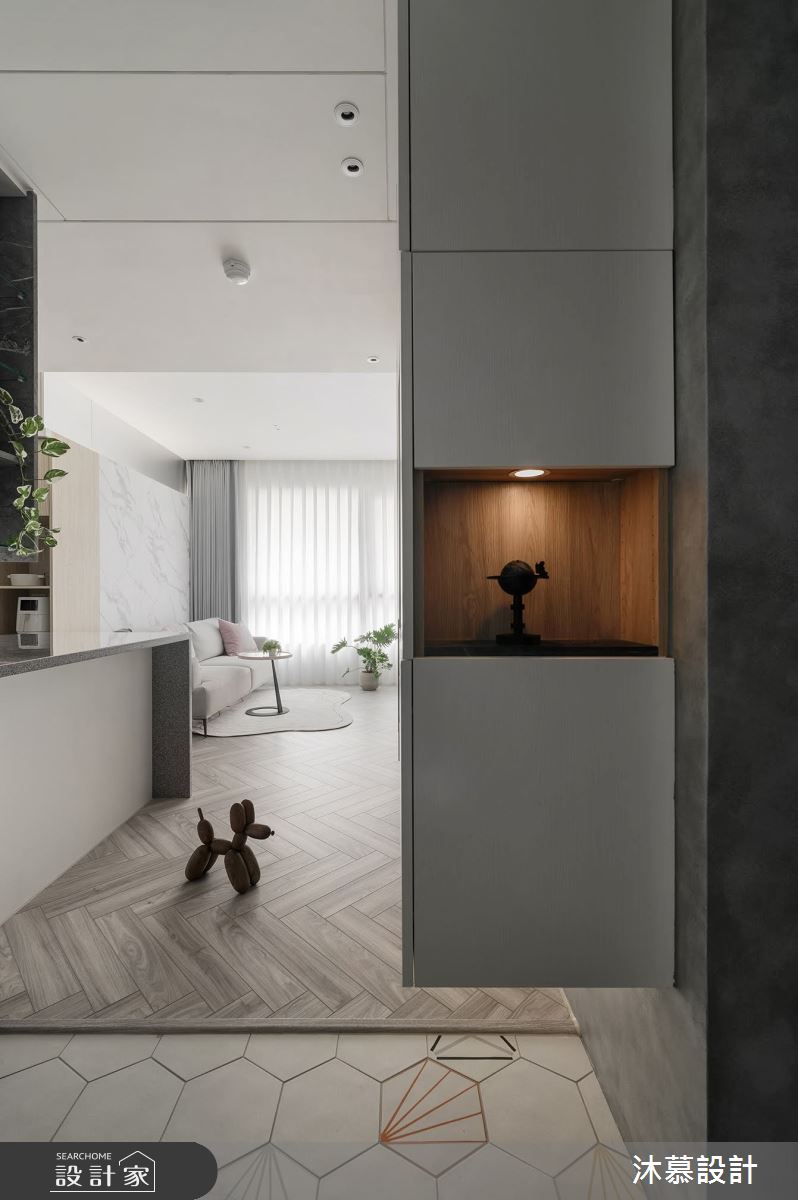 17坪新成屋(5年以下)＿現代風玄關案例圖片＿沐慕室內設計＿沐慕_伴 l Transparent box之4