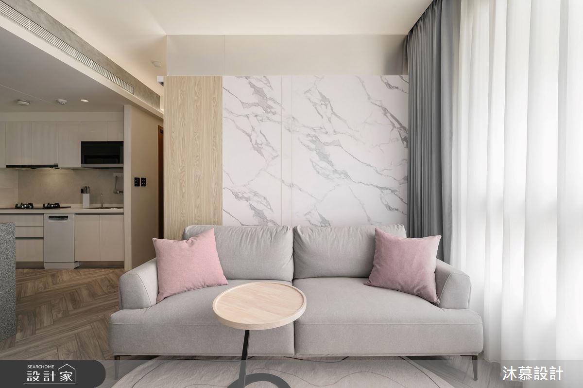 17坪新成屋(5年以下)＿現代風客廳案例圖片＿沐慕室內設計＿沐慕_伴 l Transparent box之13