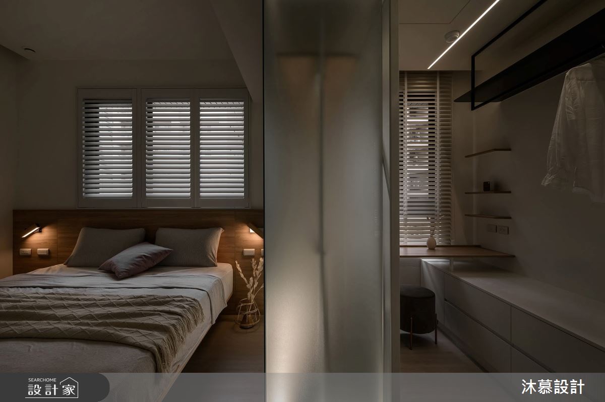 17坪新成屋(5年以下)＿現代風臥室更衣間案例圖片＿沐慕室內設計＿沐慕_伴 l Transparent box之28