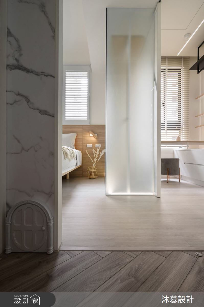 17坪新成屋(5年以下)＿現代風臥室更衣間案例圖片＿沐慕室內設計＿沐慕_伴 l Transparent box之26