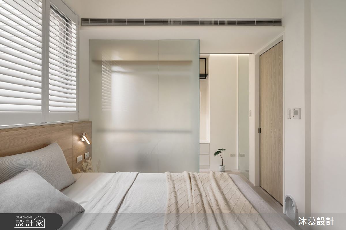 17坪新成屋(5年以下)＿現代風臥室更衣間案例圖片＿沐慕室內設計＿沐慕_伴 l Transparent box之30