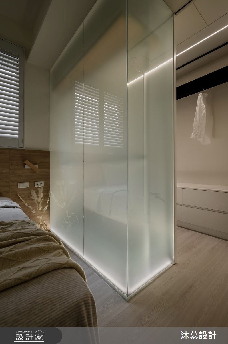 17坪新成屋(5年以下)＿現代風臥室更衣間案例圖片＿沐慕室內設計＿沐慕_伴 l Transparent box之31