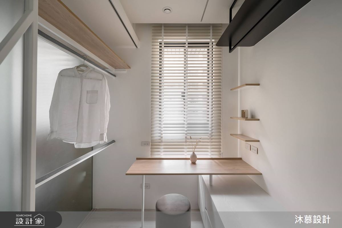 17坪新成屋(5年以下)＿現代風更衣間案例圖片＿沐慕室內設計＿沐慕_伴 l Transparent box之34