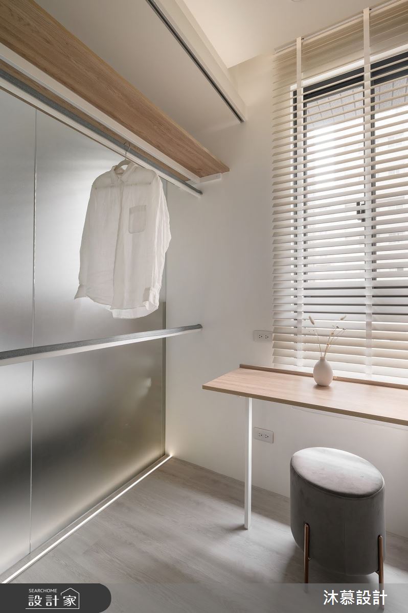 17坪新成屋(5年以下)＿現代風更衣間案例圖片＿沐慕室內設計＿沐慕_伴 l Transparent box之36