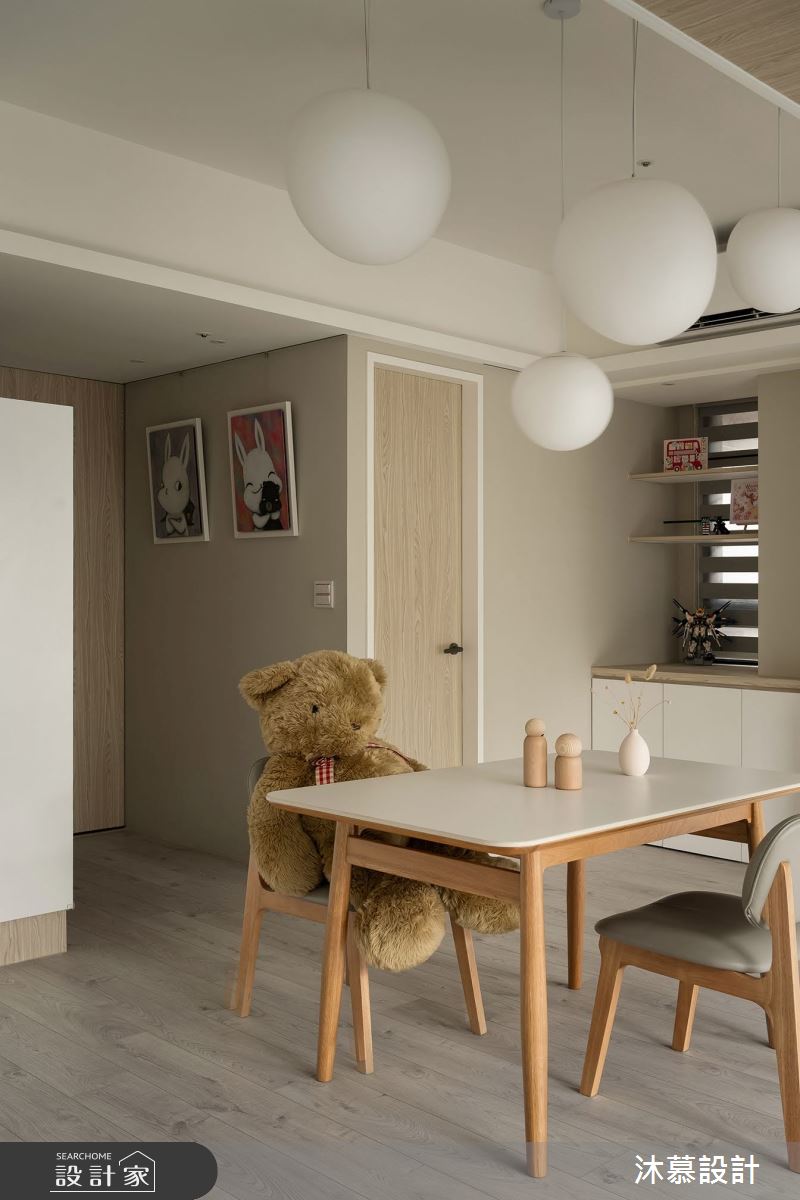 38坪預售屋＿現代風餐廳案例圖片＿沐慕室內設計＿沐慕_櫃子裡有三個房間的家 I Three rooms in the cabinet之8