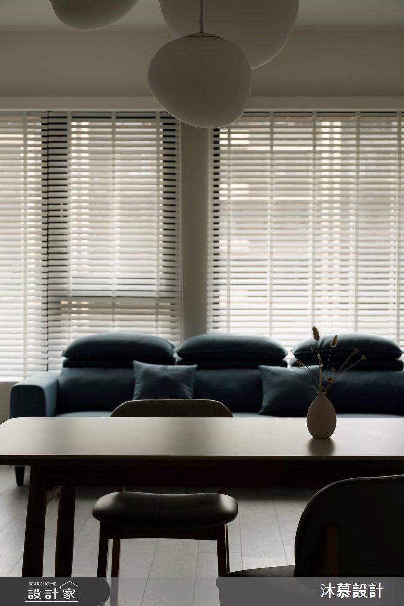 38坪預售屋＿現代風客廳餐廳案例圖片＿沐慕室內設計＿沐慕_櫃子裡有三個房間的家 I Three rooms in the cabinet之23