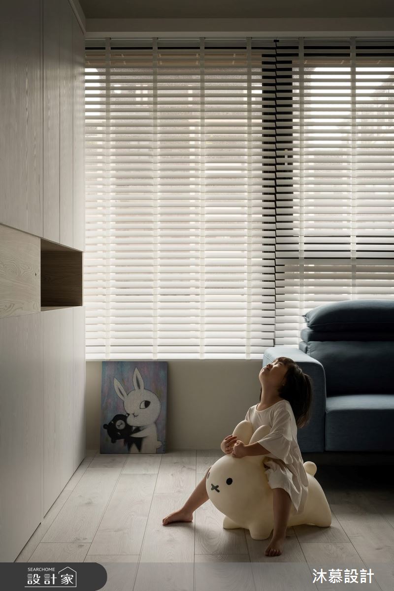 38坪預售屋＿現代風客廳案例圖片＿沐慕室內設計＿沐慕_櫃子裡有三個房間的家 I Three rooms in the cabinet之28