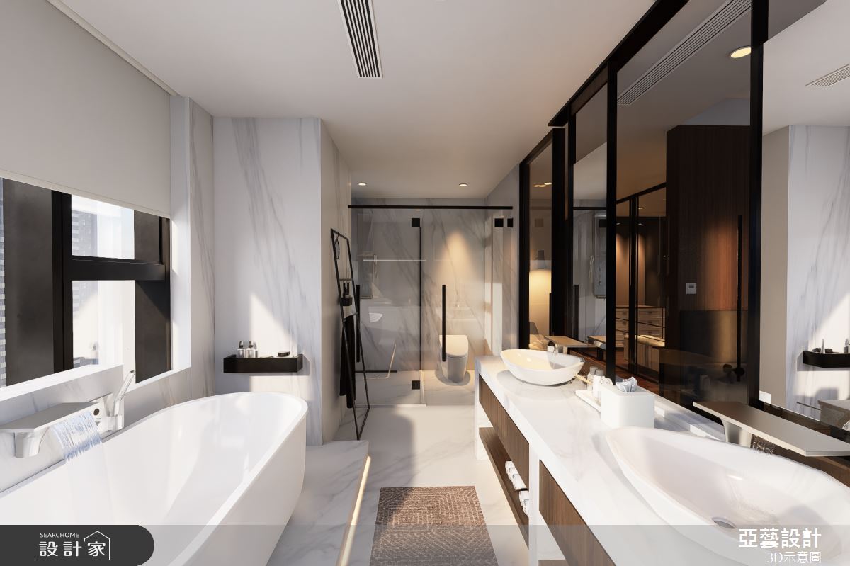 100坪毛胚屋＿現代風浴室案例圖片＿亞藝設計＿亞藝_朗邸玉砌之23