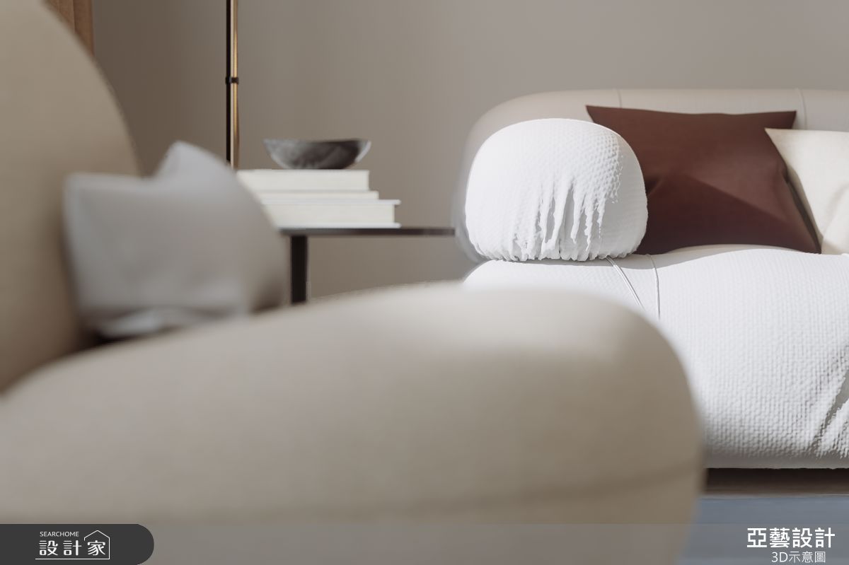 35坪中古屋(5~15年)＿簡約風客廳案例圖片＿亞藝設計＿亞藝_桃園L宅之7