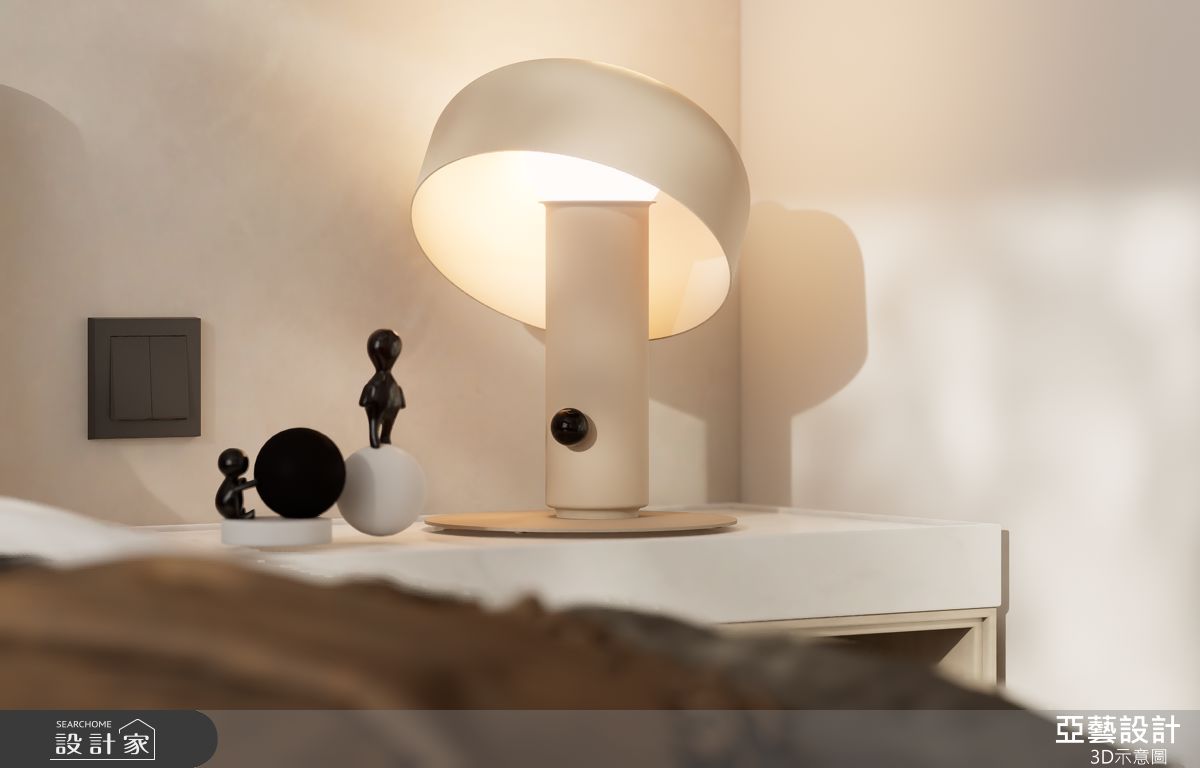 35坪中古屋(5~15年)＿簡約風臥室案例圖片＿亞藝設計＿亞藝_桃園L宅之12