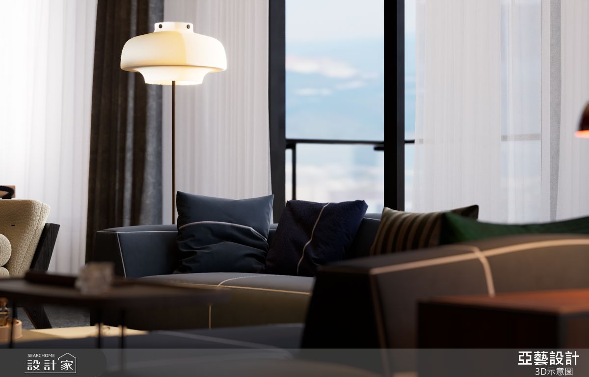 70坪毛胚屋＿現代風客廳案例圖片＿亞藝設計＿亞藝_藍田陞玉之10