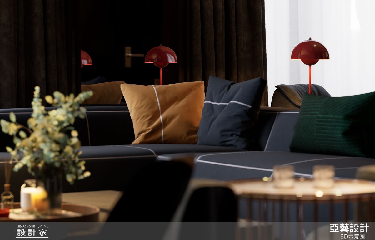 70坪毛胚屋＿現代風客廳案例圖片＿亞藝設計＿亞藝_藍田陞玉之11