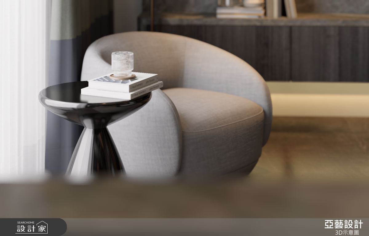 25坪毛胚屋＿現代風客廳案例圖片＿亞藝設計＿亞藝_新莊威駿琢玥之11