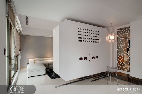 40坪＿現代風玄關案例圖片＿懷特室內設計＿懷特_01之5