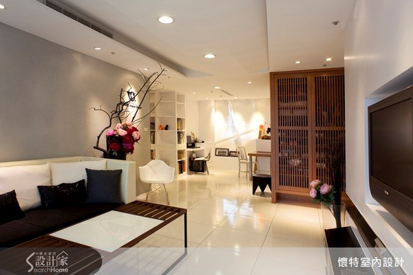 25坪新成屋(5年以下)＿現代風客廳案例圖片＿懷特室內設計＿懷特_02之2