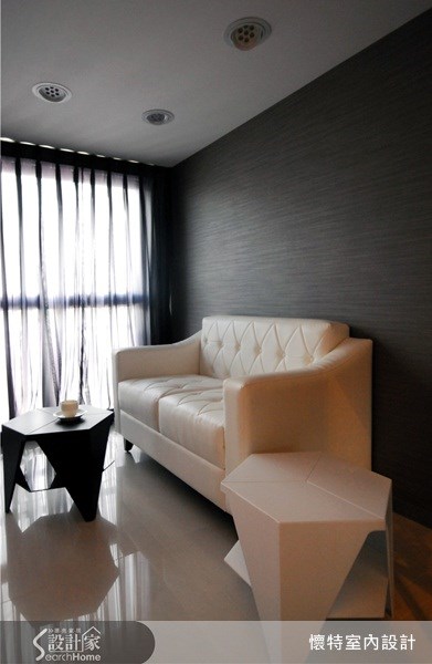 10坪新成屋(5年以下)＿簡約風客廳案例圖片＿懷特室內設計＿懷特_05之4
