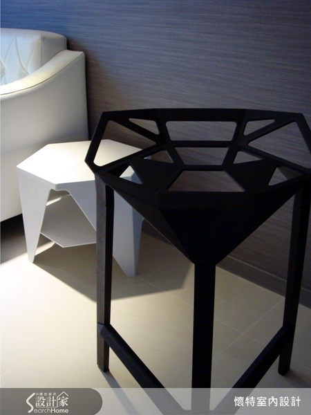 10坪新成屋(5年以下)＿簡約風客廳案例圖片＿懷特室內設計＿懷特_05之5