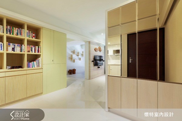 32坪新成屋(5年以下)＿現代風走廊案例圖片＿懷特室內設計＿懷特_07之14