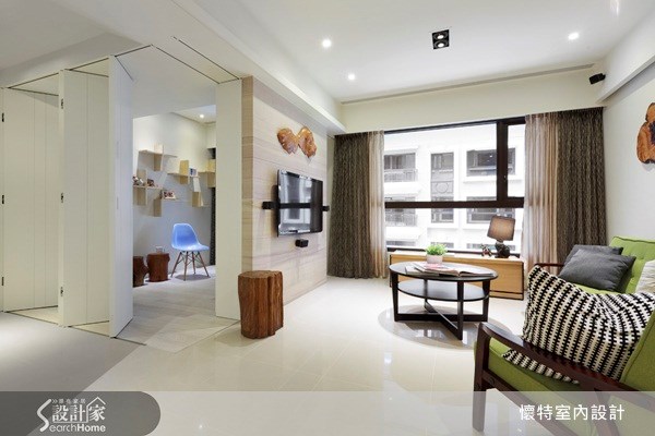 32坪新成屋(5年以下)＿現代風客廳案例圖片＿懷特室內設計＿懷特_07之2