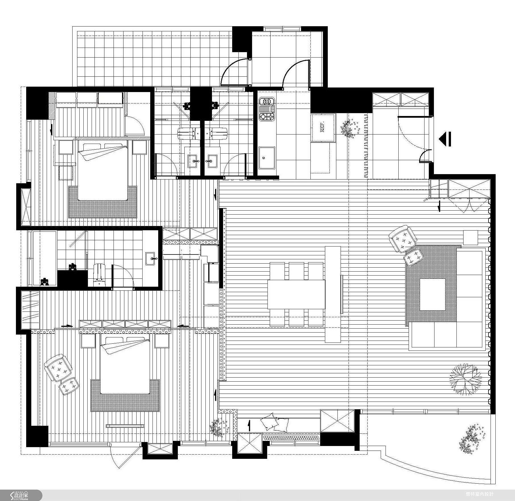 50坪中古屋(5~15年)＿現代風案例圖片＿懷特室內設計＿懷特_08之21