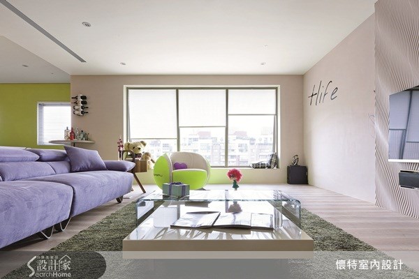 40坪新成屋(5年以下)＿現代風客廳案例圖片＿懷特室內設計＿懷特_11之2