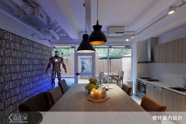 60坪中古屋(5~15年)＿工業風餐廳案例圖片＿懷特室內設計＿懷特_12之10