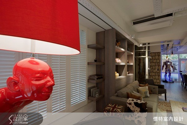 60坪中古屋(5~15年)＿工業風客廳案例圖片＿懷特室內設計＿懷特_12之3