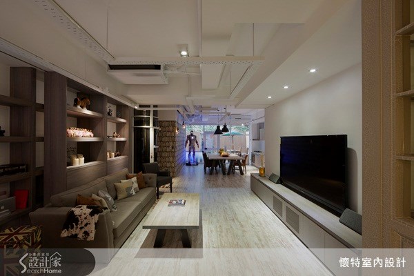 60坪中古屋(5~15年)＿工業風客廳案例圖片＿懷特室內設計＿懷特_12之4