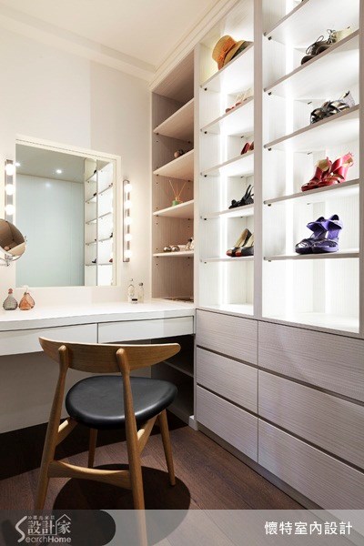 35坪新成屋(5年以下)＿現代風更衣間案例圖片＿懷特室內設計＿懷特_13之3