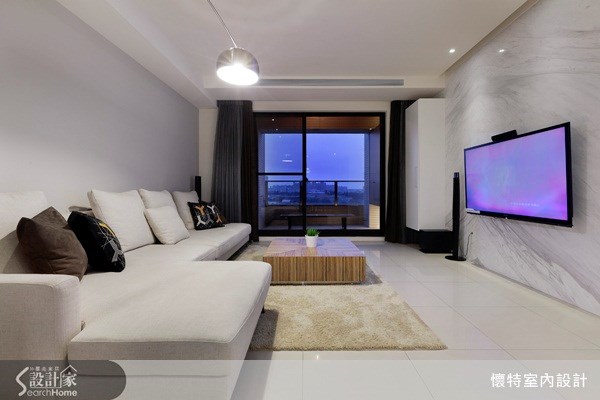 35坪新成屋(5年以下)＿現代風客廳案例圖片＿懷特室內設計＿懷特_13之7