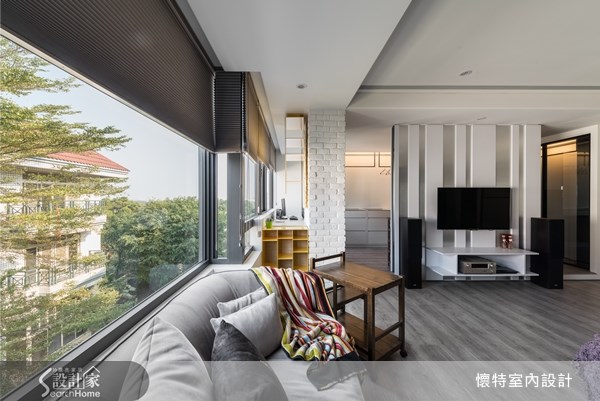 90坪老屋(16~30年)＿北歐風客廳案例圖片＿懷特室內設計＿懷特_14之11