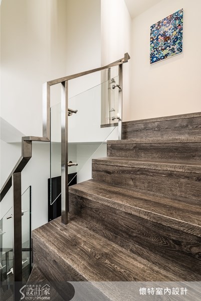 90坪老屋(16~30年)＿北歐風樓梯案例圖片＿懷特室內設計＿懷特_14之9
