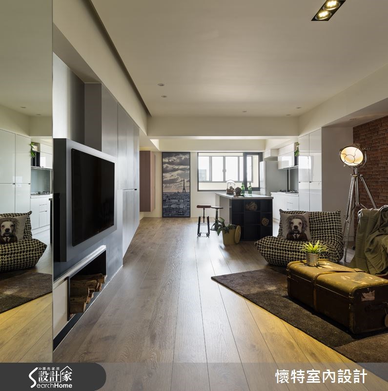 35坪老屋(16~30年)＿現代風客廳案例圖片＿懷特室內設計＿懷特_18之5