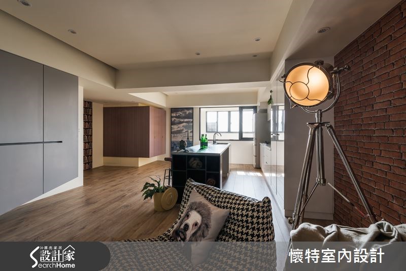 35坪老屋(16~30年)＿現代風客廳案例圖片＿懷特室內設計＿懷特_18之9