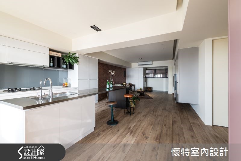 35坪老屋(16~30年)＿現代風廚房案例圖片＿懷特室內設計＿懷特_18之11
