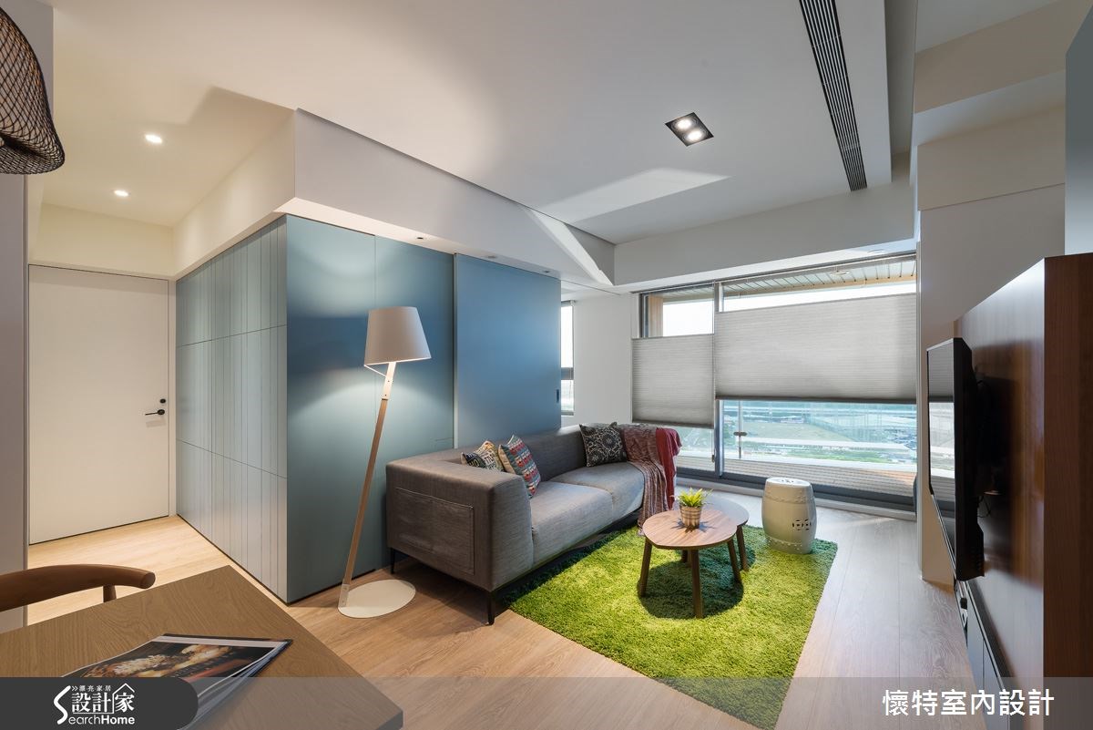 20坪新成屋(5年以下)＿現代風客廳案例圖片＿懷特室內設計＿懷特_20之1