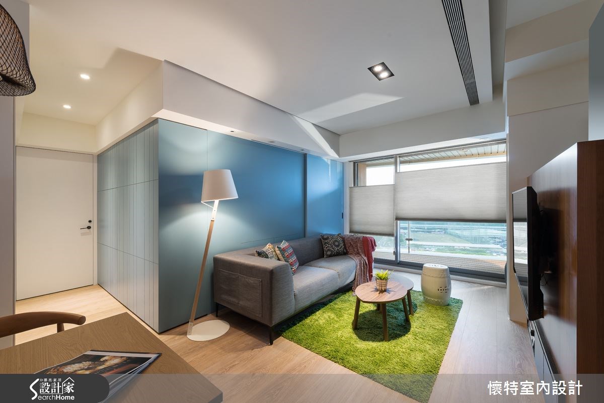 20坪新成屋(5年以下)＿現代風客廳案例圖片＿懷特室內設計＿懷特_20之2