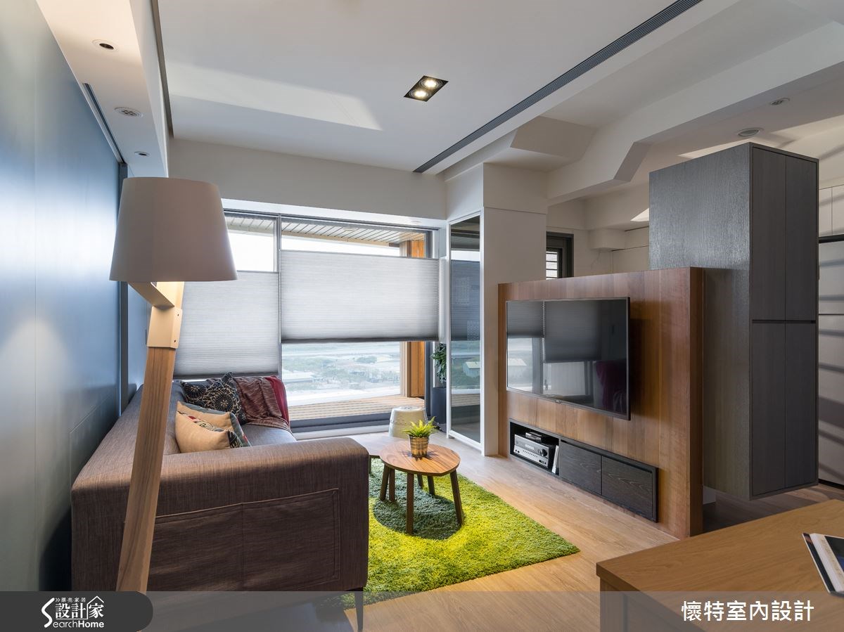 20坪新成屋(5年以下)＿現代風客廳案例圖片＿懷特室內設計＿懷特_20之4