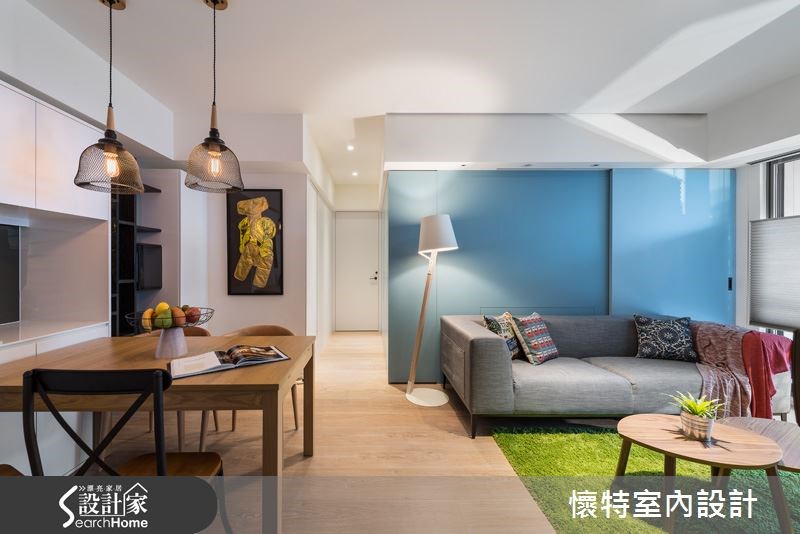 20坪新成屋(5年以下)＿現代風客廳案例圖片＿懷特室內設計＿懷特_20之6