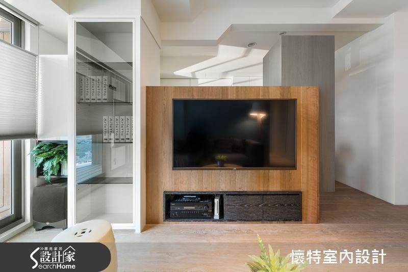 20坪新成屋(5年以下)＿現代風客廳案例圖片＿懷特室內設計＿懷特_20之9
