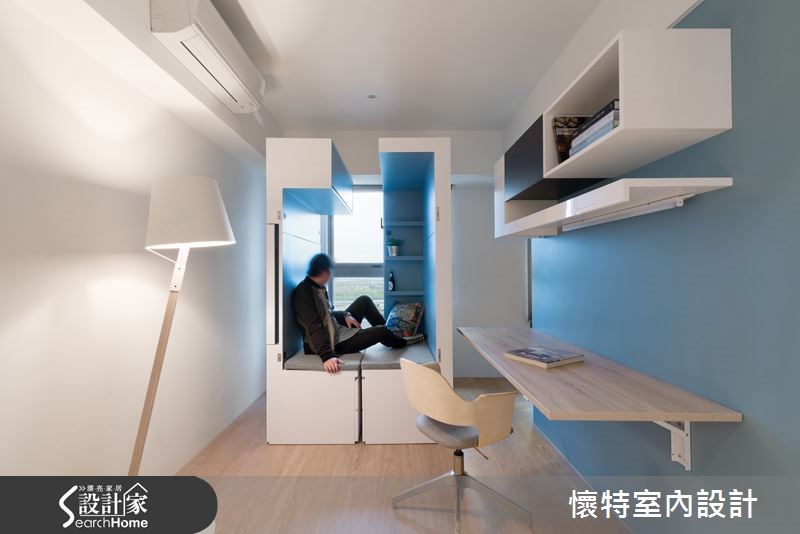 20坪新成屋(5年以下)＿現代風書房案例圖片＿懷特室內設計＿懷特_20之14