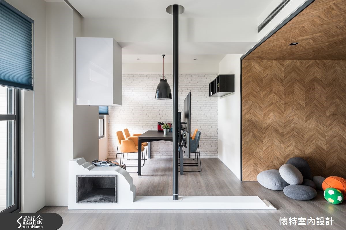 28坪新成屋(5年以下)＿現代風客廳案例圖片＿懷特室內設計＿懷特_22之4